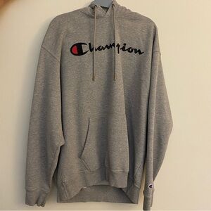 Champion gray hoodie XL